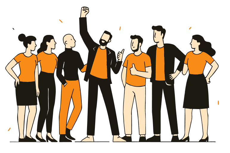 Digital marketing illustration