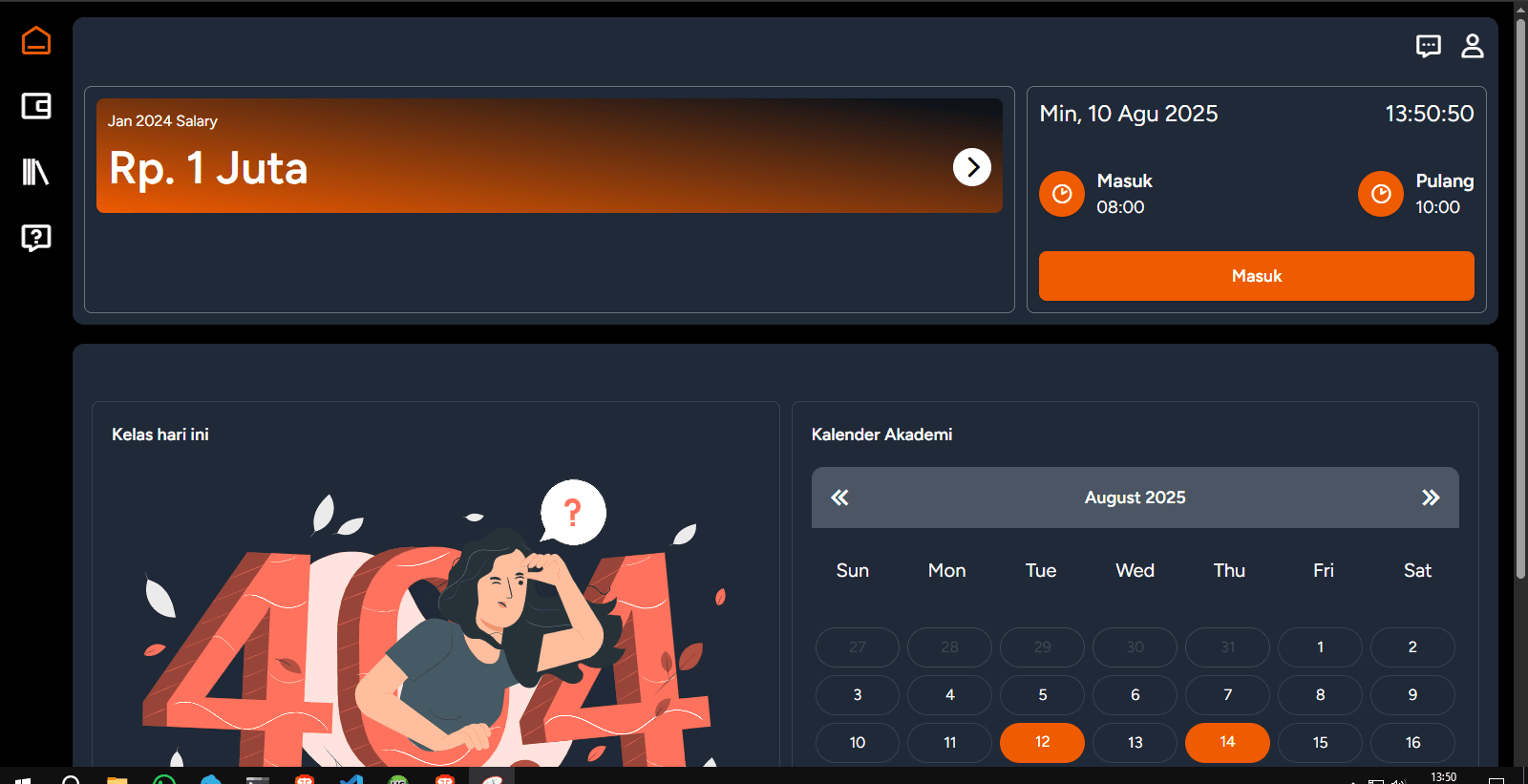 Cahdemia Product Interface